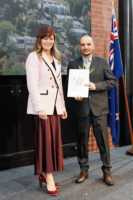 Photo from the HCC NZ Citizenship Ceremony 1 (Morning) held at The Atrium, Wintec/Te Pukenga, Hamilton, Waikato, New Zealand at 10:00am on Monday, 12 August, 2024. Photo: Mike Walen / KeyImagery Photography. Copyright: © Hamilton City Council.