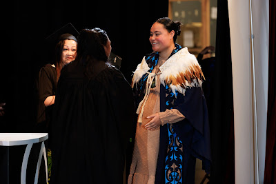 Photo from the TWoA Tāmaki Makaurau 2023 Graduations (Ceremony 1 @ 10am), held at the Due Drop Events Centre, Manukau, Auckland, New Zealand on Wednesday, 7 June, 2023. Photo: Mike Walen / KeyImagery Photography. Copyright: © Te Wānanga o Aotearoa.