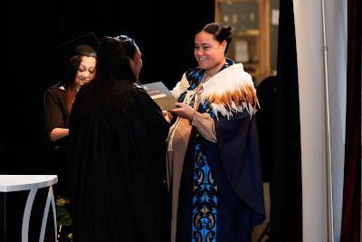 Photo from the TWoA Tāmaki Makaurau 2023 Graduations (Ceremony 1 @ 10am), held at the Due Drop Events Centre, Manukau, Auckland, New Zealand on Wednesday, 7 June, 2023. Photo: Mike Walen / KeyImagery Photography. Copyright: © Te Wānanga o Aotearoa.
