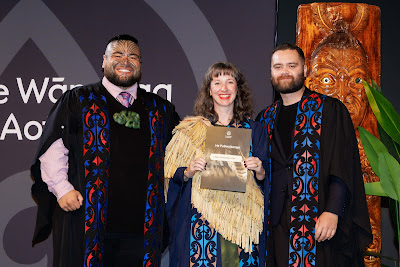 Photo from Ceremony 2 of the TWoA Tāmaki Makaurau 2025 Graduations (May 2025) held at the Mangere Arts Centre in Auckland, New Zealand on Monday, 26 May, 2025. Photo by Mike Walen / KeyImagery Photography. Copyright: © 2025 Te Wānanga o Aotearoa.
