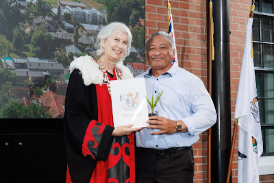 Photo from the HCC NZ Citizenship Ceremony 1 (Morning) held at The Atrium, Wintec/Te Pukenga, Hamilton, Waikato, New Zealand at 10:00am on Monday, 15 April, 2024. Photo: Mike Walen / KeyImagery Photography. Copyright: © Hamilton City Council.