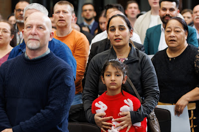 Photo from the HCC NZ Citizenship Ceremony 2 (Afternoon) held at The Atrium, Wintec/Te Pukenga, Hamilton, Waikato, New Zealand at 3:30pm on Monday, 12 August, 2024. Photo: Mike Walen / KeyImagery Photography. Copyright: © Hamilton City Council.