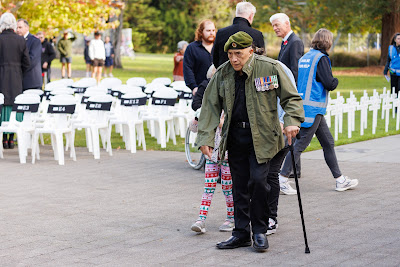 Photo from the Anzac Day 2025 Civic Service held at Memorial Park in Hamilton, Waikato, New Zealand on Friday, 25 April, 2025. Photography by Mike Walen / KeyImagery Photography. Copyright: © 2025 Hamilton City Council.