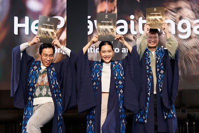 Photo from Ceremony 4 of the TWoA Tāmaki Makaurau 2025 Graduations (May 2025) held at the Mangere Arts Centre in Auckland, New Zealand on Tuesday, 27 May, 2025. Photo by Mike Walen / KeyImagery Photography. Copyright: © 2025 Te Wānanga o Aotearoa.