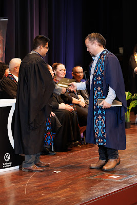 Photo from the TWoA Tāmaki Makaurau 2023 Graduations (Ceremony 3 @ 8pm), held at the Due Drop Events Centre, Manukau, Auckland, New Zealand on Wednesday, 7 June, 2023. Photo: Mike Walen / KeyImagery Photography. Copyright: © Te Wānanga o Aotearoa.