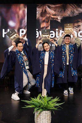 Photo from Ceremony 4 of the TWoA Tāmaki Makaurau 2025 Graduations (May 2025) held at the Mangere Arts Centre in Auckland, New Zealand on Tuesday, 27 May, 2025. Photo by Mike Walen / KeyImagery Photography. Copyright: © 2025 Te Wānanga o Aotearoa.