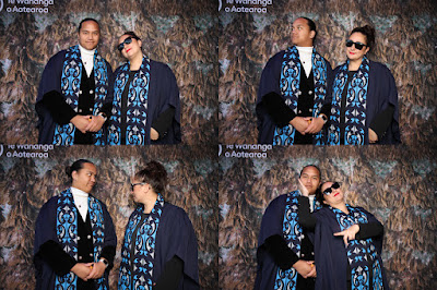 Booth photo from the TWoA Whirikoka 2023 Graduation (Gisborne), held at the War Memorial Theatre, Gisborne, East Coast, New Zealand on Wednesday 5 April, 2023. Photo: InstaBooth by KeyImagery Photography. Copyright: © Te Wānanga o Aotearoa.