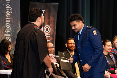 Photo from the TWoA Tāmaki Makaurau 2023 Graduations (Ceremony 4 @ 10am), held at the Due Drop Events Centre, Manukau, Auckland, New Zealand on Thursday, 8 June, 2023. Photo: Mike Walen / KeyImagery Photography. Copyright: © Te Wānanga o Aotearoa.
