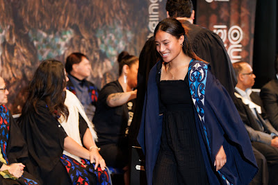 Photo from the TWoA Tāmaki Makaurau 2023 Graduations (Ceremony 4 @ 10am), held at the Due Drop Events Centre, Manukau, Auckland, New Zealand on Thursday, 8 June, 2023. Photo: Mike Walen / KeyImagery Photography. Copyright: © Te Wānanga o Aotearoa.