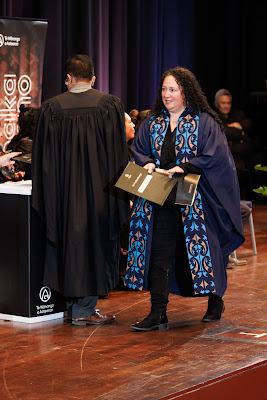 Photo from the TWoA Tāmaki Makaurau 2023 Graduations (Ceremony 3 @ 8pm), held at the Due Drop Events Centre, Manukau, Auckland, New Zealand on Wednesday, 7 June, 2023. Photo: Mike Walen / KeyImagery Photography. Copyright: © Te Wānanga o Aotearoa.