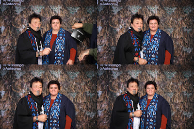 Booth photo from the TWoA Whirikoka 2023 Graduation (Gisborne), held at the War Memorial Theatre, Gisborne, East Coast, New Zealand on Wednesday 5 April, 2023. Photo: InstaBooth by KeyImagery Photography. Copyright: © Te Wānanga o Aotearoa.