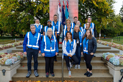 Photo from the Anzac Dawn Parade/Service held at Memorial Park, Hamilton, New Zealand. Taken: Sunday, 25 April 2021. Photo: Mike Walen / KeyImagery Photography. Copyright: © Hamilton City Council.