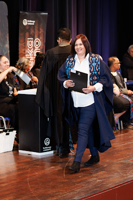Photo from the TWoA Tāmaki Makaurau 2023 Graduations (Ceremony 3 @ 8pm), held at the Due Drop Events Centre, Manukau, Auckland, New Zealand on Wednesday, 7 June, 2023. Photo: Mike Walen / KeyImagery Photography. Copyright: © Te Wānanga o Aotearoa.