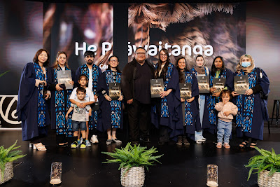Photo from Ceremony 4 of the TWoA Tāmaki Makaurau 2025 Graduations (May 2025) held at the Mangere Arts Centre in Auckland, New Zealand on Tuesday, 27 May, 2025. Photo by Mike Walen / KeyImagery Photography. Copyright: © 2025 Te Wānanga o Aotearoa.