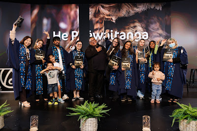Photo from Ceremony 4 of the TWoA Tāmaki Makaurau 2025 Graduations (May 2025) held at the Mangere Arts Centre in Auckland, New Zealand on Tuesday, 27 May, 2025. Photo by Mike Walen / KeyImagery Photography. Copyright: © 2025 Te Wānanga o Aotearoa.