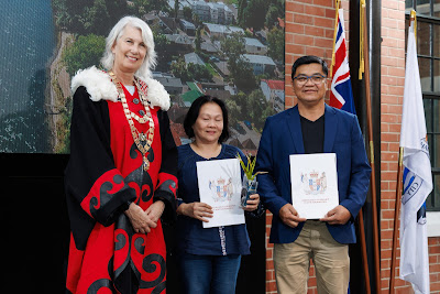 Photo from the HCC NZ Citizenship Ceremony (Afternoon) held in The Atrium, Wintec/Te Pukenga, Hamilton, Waikato, New Zealand at 3:30pm on Monday, 12 February, 2024. Photo: Mike Walen / KeyImagery Photography. Copyright: © Hamilton City Council.
