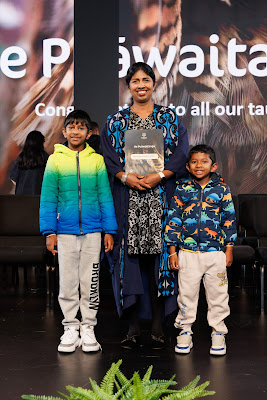 Photo from Ceremony 4 of the TWoA Tāmaki Makaurau 2025 Graduations (May 2025) held at the Mangere Arts Centre in Auckland, New Zealand on Tuesday, 27 May, 2025. Photo by Mike Walen / KeyImagery Photography. Copyright: © 2025 Te Wānanga o Aotearoa.