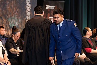 Photo from the TWoA Tāmaki Makaurau 2023 Graduations (Ceremony 4 @ 10am), held at the Due Drop Events Centre, Manukau, Auckland, New Zealand on Thursday, 8 June, 2023. Photo: Mike Walen / KeyImagery Photography. Copyright: © Te Wānanga o Aotearoa.