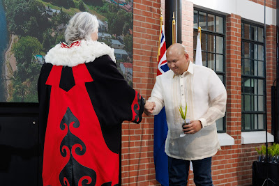 Photo from the HCC NZ Citizenship Ceremony (Afternoon) held in The Atrium, Wintec/Te Pukenga, Hamilton, Waikato, New Zealand at 3:30pm on Monday, 12 February, 2024. Photo: Mike Walen / KeyImagery Photography. Copyright: © Hamilton City Council.