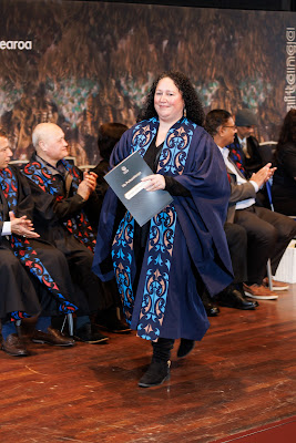 Photo from the TWoA Tāmaki Makaurau 2023 Graduations (Ceremony 3 @ 8pm), held at the Due Drop Events Centre, Manukau, Auckland, New Zealand on Wednesday, 7 June, 2023. Photo: Mike Walen / KeyImagery Photography. Copyright: © Te Wānanga o Aotearoa.