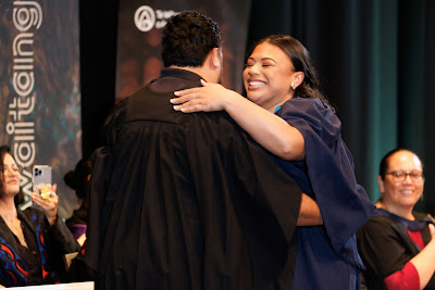 Photo from the TWoA Tāmaki Makaurau 2023 Graduations (Ceremony 4 @ 10am), held at the Due Drop Events Centre, Manukau, Auckland, New Zealand on Thursday, 8 June, 2023. Photo: Mike Walen / KeyImagery Photography. Copyright: © Te Wānanga o Aotearoa.