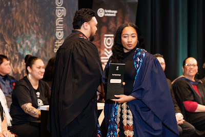 Photo from the TWoA Tāmaki Makaurau 2023 Graduations (Ceremony 4 @ 10am), held at the Due Drop Events Centre, Manukau, Auckland, New Zealand on Thursday, 8 June, 2023. Photo: Mike Walen / KeyImagery Photography. Copyright: © Te Wānanga o Aotearoa.
