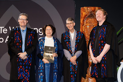 Photo from Ceremony 4 of the TWoA Tāmaki Makaurau 2025 Graduations (May 2025) held at the Mangere Arts Centre in Auckland, New Zealand on Tuesday, 27 May, 2025. Photo by Mike Walen / KeyImagery Photography. Copyright: © 2025 Te Wānanga o Aotearoa.