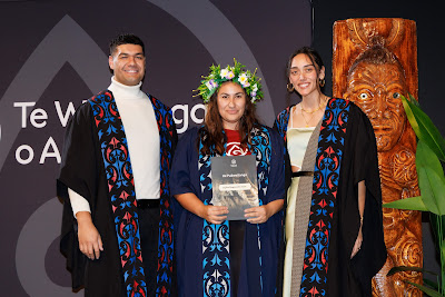 Photo from Ceremony 2 of the TWoA Tāmaki Makaurau 2025 Graduations (May 2025) held at the Mangere Arts Centre in Auckland, New Zealand on Monday, 26 May, 2025. Photo by Mike Walen / KeyImagery Photography. Copyright: © 2025 Te Wānanga o Aotearoa.