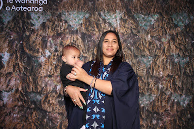 Booth photo from the TWoA Whirikoka 2023 Graduation (Gisborne), held at the War Memorial Theatre, Gisborne, East Coast, New Zealand on Wednesday 5 April, 2023. Photo: InstaBooth by KeyImagery Photography. Copyright: © Te Wānanga o Aotearoa.