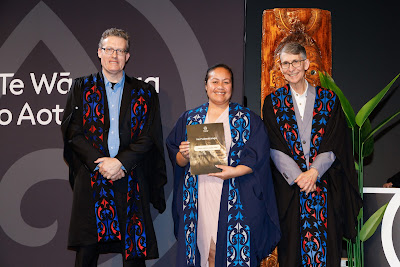 Photo from Ceremony 4 of the TWoA Tāmaki Makaurau 2025 Graduations (May 2025) held at the Mangere Arts Centre in Auckland, New Zealand on Tuesday, 27 May, 2025. Photo by Mike Walen / KeyImagery Photography. Copyright: © 2025 Te Wānanga o Aotearoa.