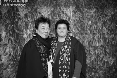 Booth photo from the TWoA Whirikoka 2023 Graduation (Gisborne), held at the War Memorial Theatre, Gisborne, East Coast, New Zealand on Wednesday 5 April, 2023. Photo: InstaBooth by KeyImagery Photography. Copyright: © Te Wānanga o Aotearoa.