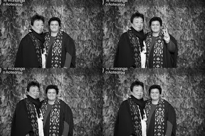 Booth photo from the TWoA Whirikoka 2023 Graduation (Gisborne), held at the War Memorial Theatre, Gisborne, East Coast, New Zealand on Wednesday 5 April, 2023. Photo: InstaBooth by KeyImagery Photography. Copyright: © Te Wānanga o Aotearoa.