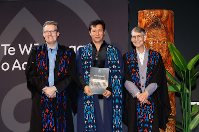 Photo from Ceremony 4 of the TWoA Tāmaki Makaurau 2025 Graduations (May 2025) held at the Mangere Arts Centre in Auckland, New Zealand on Tuesday, 27 May, 2025. Photo by Mike Walen / KeyImagery Photography. Copyright: © 2025 Te Wānanga o Aotearoa.