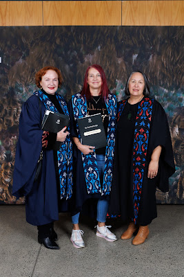 Photo from the TWoA Tāmaki Makaurau 2023 Graduations (Ceremony 5 @ 3pm), held at the Due Drop Events Centre, Manukau, Auckland, New Zealand on Thursday, 8 June, 2023. Photo: Mike Walen / KeyImagery Photography. Copyright: © Te Wānanga o Aotearoa.
