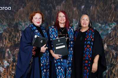 Photo from the TWoA Tāmaki Makaurau 2023 Graduations (Ceremony 5 @ 3pm), held at the Due Drop Events Centre, Manukau, Auckland, New Zealand on Thursday, 8 June, 2023. Photo: Mike Walen / KeyImagery Photography. Copyright: © Te Wānanga o Aotearoa.