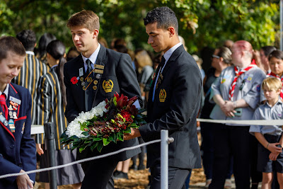 Photo from the Anzac Day 2022 Civic Service held at Memorial Park, Hamilton, Waikato, New Zealand. Taken: Monday, 25 April 2022. Photography: Mike Walen / KeyImagery Photography. Copyright: © Hamilton City Council.