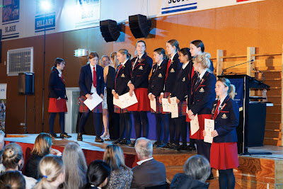Photo from the Waikato Diocesan Sports Awards 2023, held in the school gym at Waikato Diocesan School for Girls, Hamilton, New Zealand on Thursday, 13 October, 2023. Photography: Mike Walen / KeyImagery Photography. Copyright: © Waikato Diocesan School for Girls.