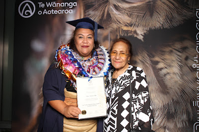 Booth photo from Ceremony 2 of the TWoA Tāmaki Makaurau 2025 Graduations (March 2025) held at the Mangere Arts Centre in Auckland, New Zealand on Wednesday, 12 March, 2025. Photo: InstaBooth by KeyImagery Photography. Copyright: © 2025 Te Wānanga o Aotearoa.