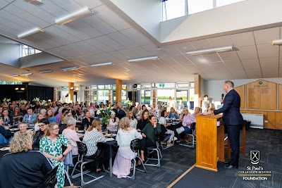 Photo from the 2023 Bubbles After 5 event hosted by the St Paul's Collegiate Foundation, at St Paul's Collegiate in Hamilton, Waikato, New Zealand on Wednesday, 8 November, 2023. Photo by Mike Walen / KeyImagery Photography. Copyright: © St Paul's Collegiate.