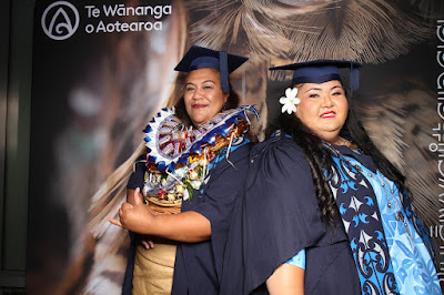 Booth photo from Ceremony 2 of the TWoA Tāmaki Makaurau 2025 Graduations (March 2025) held at the Mangere Arts Centre in Auckland, New Zealand on Wednesday, 12 March, 2025. Photo: InstaBooth by KeyImagery Photography. Copyright: © 2025 Te Wānanga o Aotearoa.
