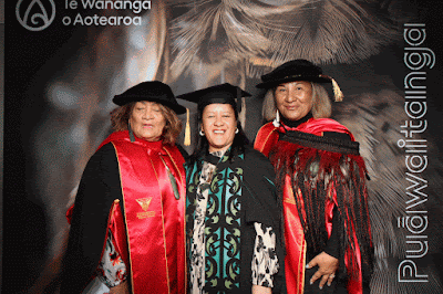 Booth photo from the TWoA Tainui 2025 Graduations (Ceremony 3 @ 10am) held at Claudelands Event Centre in Hamilton, Waikato, New Zealand on Wednesday, 30 April, 2025. Photography by InstaBooth / KeyImagery Photography. Copyright: © 2025 Te Wānanga o Aotearoa.