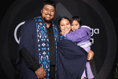 Photo from the TWoA Te Tai Tokerau 2024 Graduation (Kaitaia), held at Te Ahu in Kaitaia, Northland, New Zealand on Wednesday, 8 May, 2024. Photo by Alick Saunders for KeyImagery Photography. Copyright: © Te Wānanga o Aotearoa.