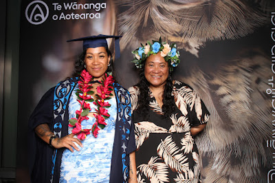 Booth photo from Ceremony 2 of the TWoA Tāmaki Makaurau 2025 Graduations (March 2025) held at the Mangere Arts Centre in Auckland, New Zealand on Wednesday, 12 March, 2025. Photo: InstaBooth by KeyImagery Photography. Copyright: © 2025 Te Wānanga o Aotearoa.