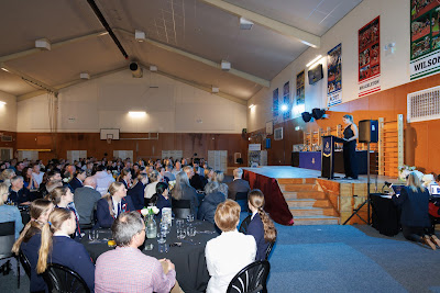 Photo from the Waikato Diocesan Sports Awards 2023, held in the school gym at Waikato Diocesan School for Girls, Hamilton, New Zealand on Thursday, 13 October, 2023. Photography: Mike Walen / KeyImagery Photography. Copyright: © Waikato Diocesan School for Girls.