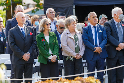 Photo from the Anzac Day 2022 Civic Service held at Memorial Park, Hamilton, Waikato, New Zealand. Taken: Monday, 25 April 2022. Photography: Mike Walen / KeyImagery Photography. Copyright: © Hamilton City Council.