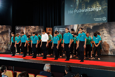 Photo from the TWoA Whirikoka 2024 Graduation (Gisborne), held at the War Memorial Theatre, Gisborne, East Coast, New Zealand on Wednesday 10 April, 2024. Photo by Mike Walen / KeyImagery Photography. Copyright: © Te Wānanga o Aotearoa.