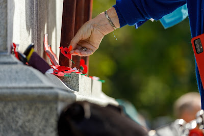 Photo from the Anzac Day 2022 Civic Service held at Memorial Park, Hamilton, Waikato, New Zealand. Taken: Monday, 25 April 2022. Photography: Mike Walen / KeyImagery Photography. Copyright: © Hamilton City Council.