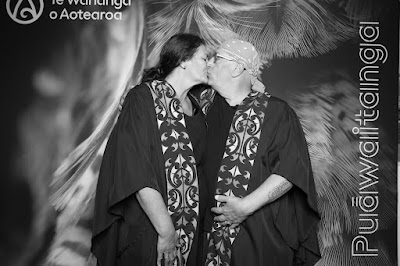Booth photo from the TWoA Waiariki 2024 Graduations (Kawerau), held at Rautahi Marae, Kawerau, Bay of Plenty, New Zealand on Friday, 17 May, 2023. Photo: InstaBooth by KeyImagery Photography. Copyright: © Te Wānanga o Aotearoa.