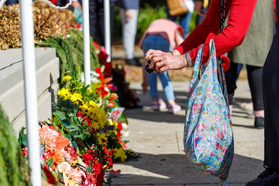 Photo from the Anzac Day 2022 Civic Service held at Memorial Park, Hamilton, Waikato, New Zealand. Taken: Monday, 25 April 2022. Photography: Mike Walen / KeyImagery Photography. Copyright: © Hamilton City Council.