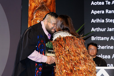 Photo from Ceremony 2 of the TWoA Tāmaki Makaurau 2025 Graduations (May 2025) held at the Mangere Arts Centre in Auckland, New Zealand on Monday, 26 May, 2025. Photo by Mike Walen / KeyImagery Photography. Copyright: © 2025 Te Wānanga o Aotearoa.